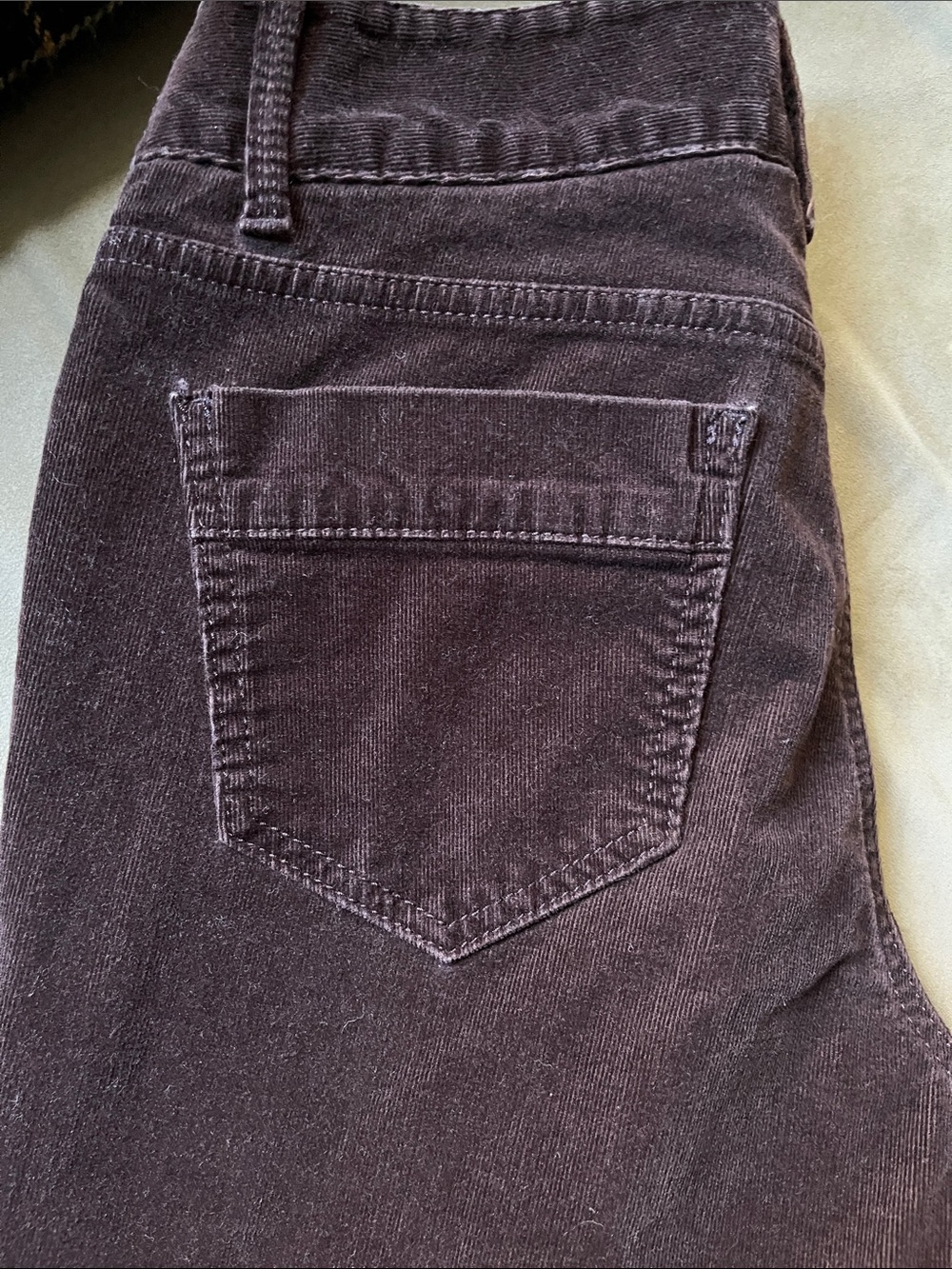 Dark brown corduroy Banana Republic 5 pocket pants size 6